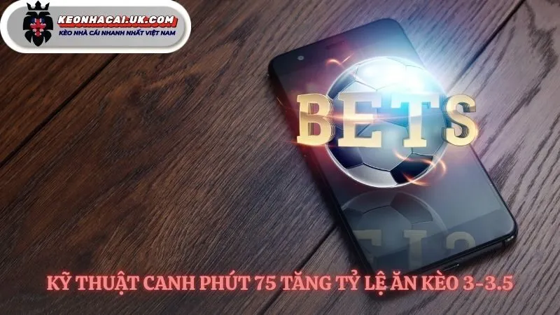 Vận dụng kèo tài xỉu 3-3.5 là gì vào phút 75