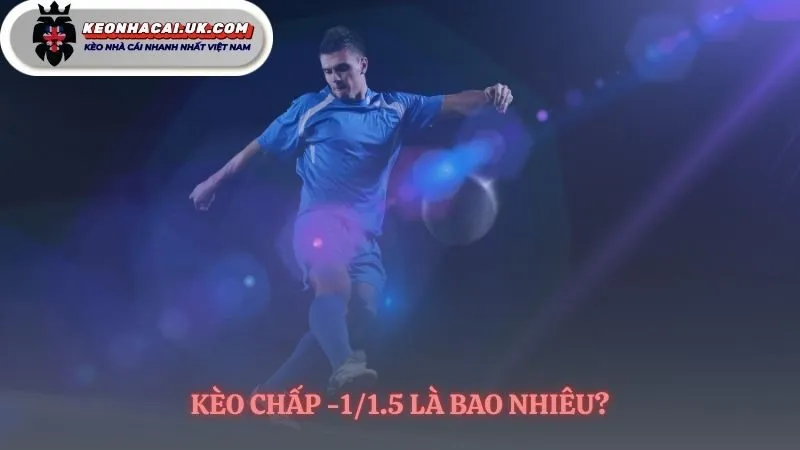 Hiểu rõ kèo chấp -1/1.5 là bao nhiêu qua 3 kịch bản